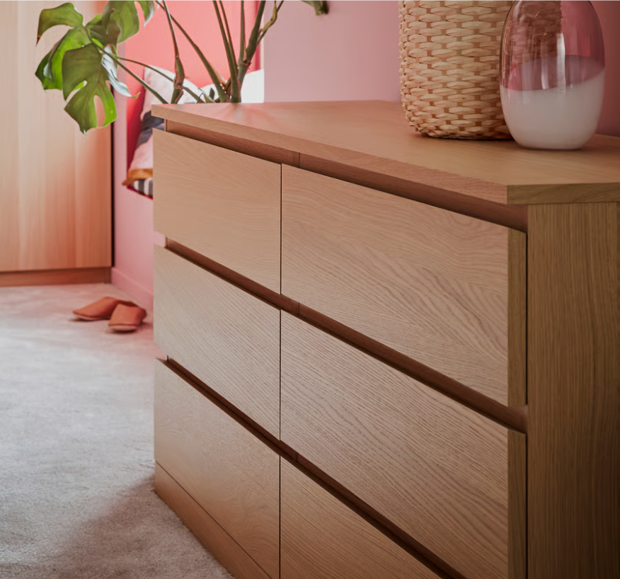Modern furnished room showing completed assembly result